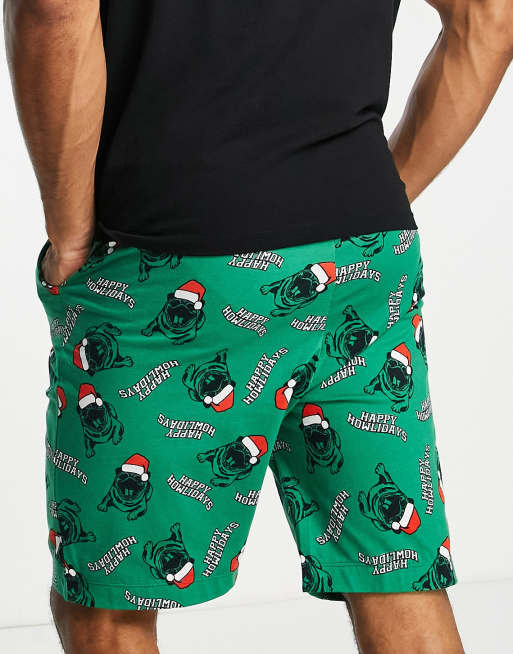 Mens christmas lounge discount shorts