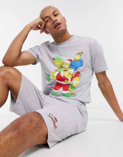 T shirt best sale simpson homme