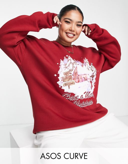 Asos plus 2025 size christmas jumper