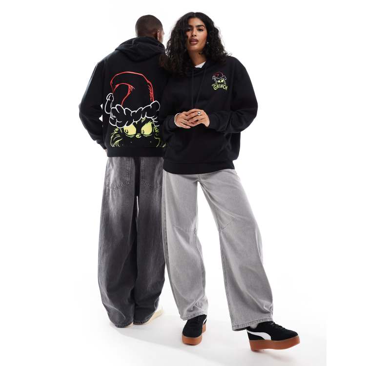 ASOS DESIGN Christmas unisex oversized hoodie with The