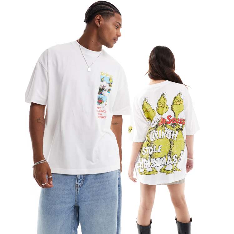 ASOS DESIGN Christmas unisex oversized t-shirt with The
