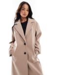 [ASOS DESIGN] ASOS DESIGN chuck on formal coat in dusty rose-Pink L Dusty Rose