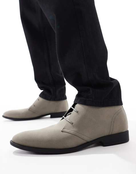 ASOS DESIGN - Chukka boots met veters in bruin - view 1