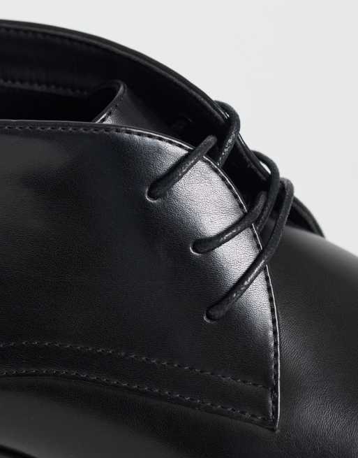 ASOS DESIGN - Chukka boots met veters in zwart, 3 van 4
