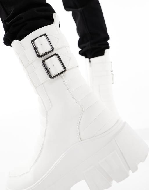 ASOS DESIGN Rookie Leather Cut Out Boots, $23, Asos