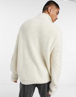 asos zip jumper