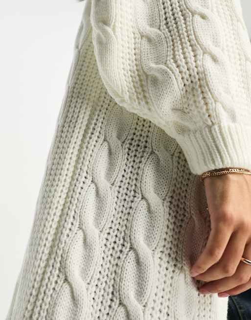 Be You You CABLE KNIT LONGLINE JUMPER