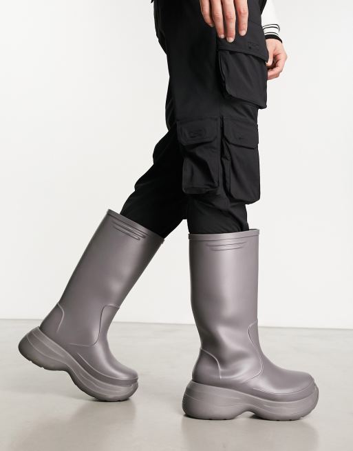 Calf length hot sale rain boots