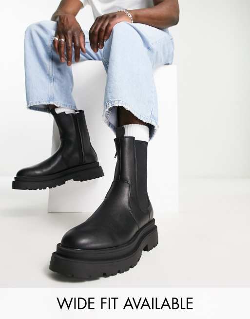 Asos wide calf clearance boots