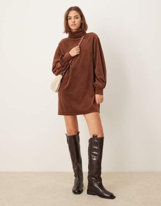 Asos suede dress deals