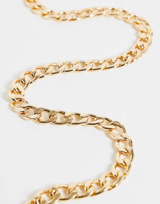 Chunky gold chain on sale belt