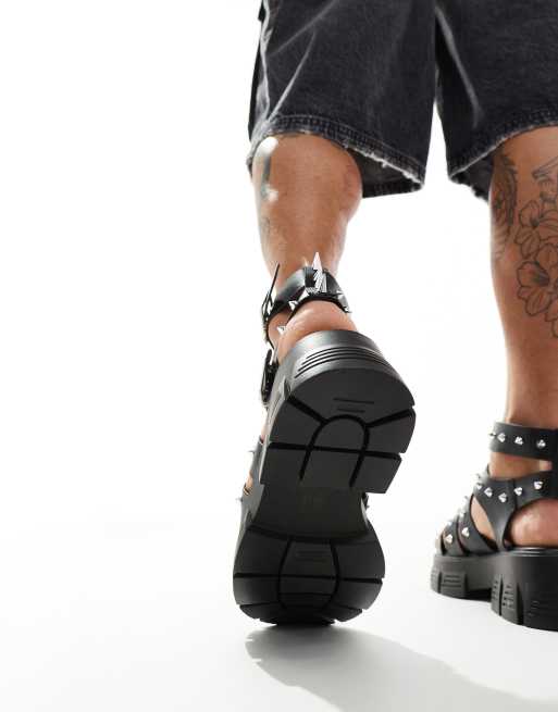 ASOS DESIGN chunky gladiator sandals with studs | ASOS display picture 1