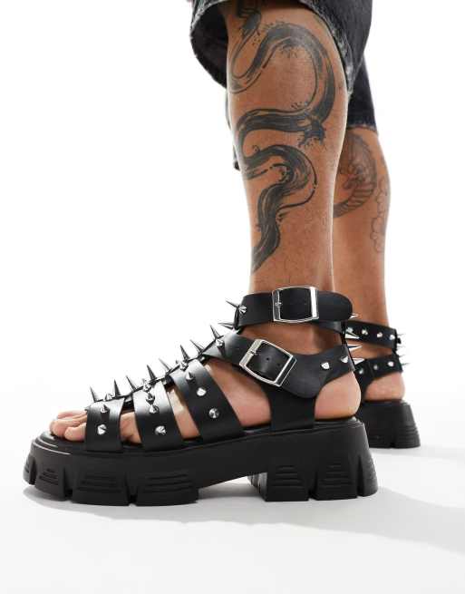 ASOS DESIGN chunky gladiator sandals with studs