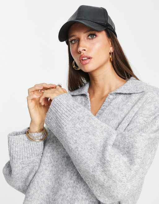 Grey on sale chunky jumper