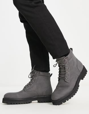 asos grey boots