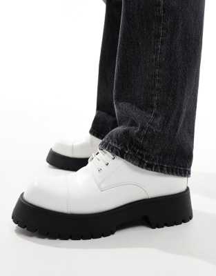 ASOS DESIGN ASOS DESIGN chunky lace up shoes in white