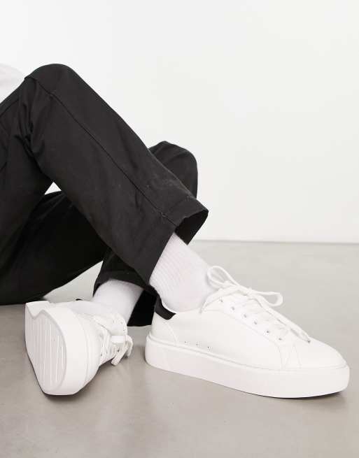 Asos design store white trainers