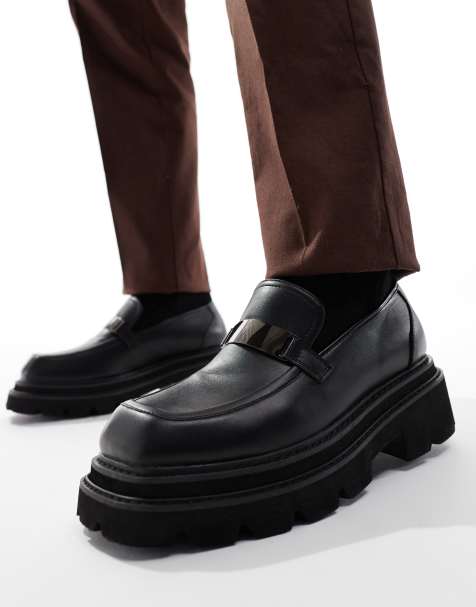 Men s Loafers Suede Leather Loafers for Men ASOS