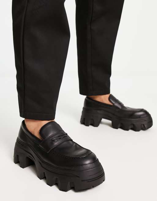 Asos black slip store on shoes