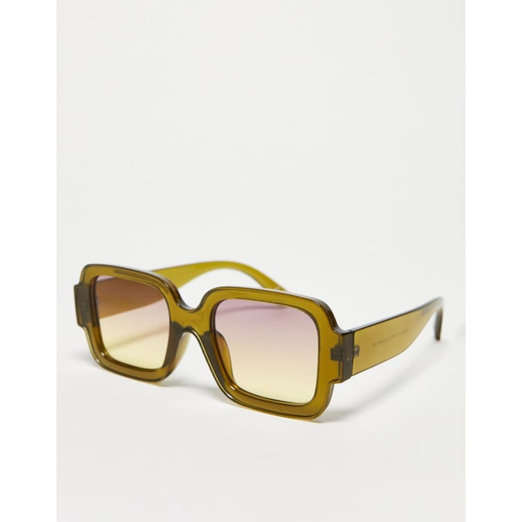 Asos design mid cheap square sunglasses