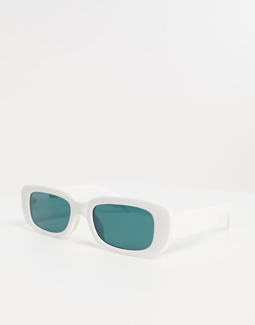 White and store green sunglasses