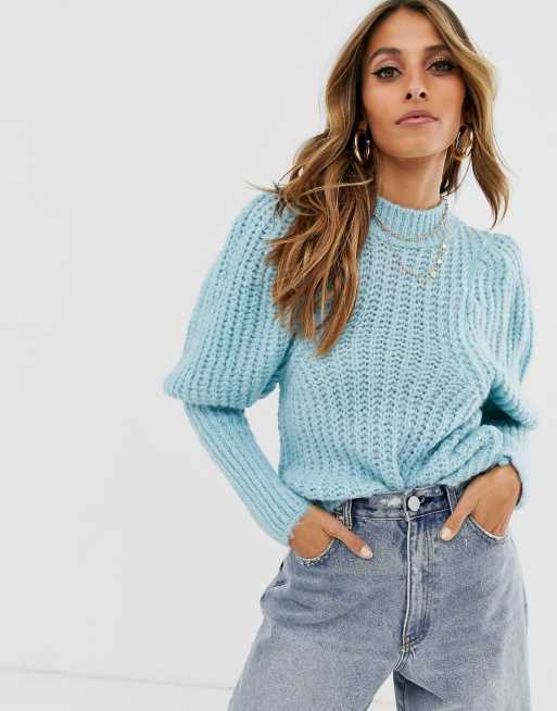 Asos balloon sleeve on sale sweater