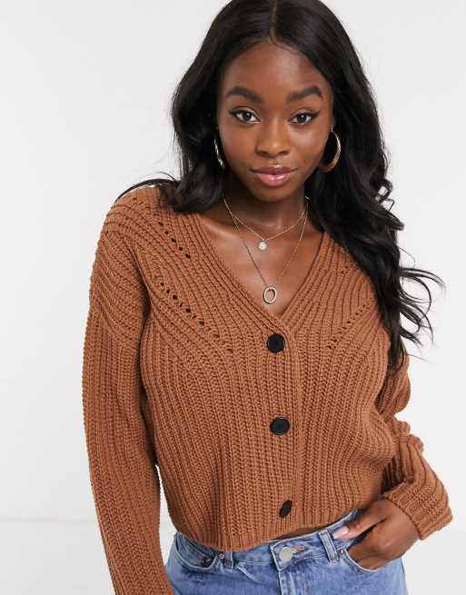 Camel chunky clearance cardigan