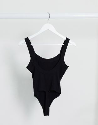 black tank bodysuit