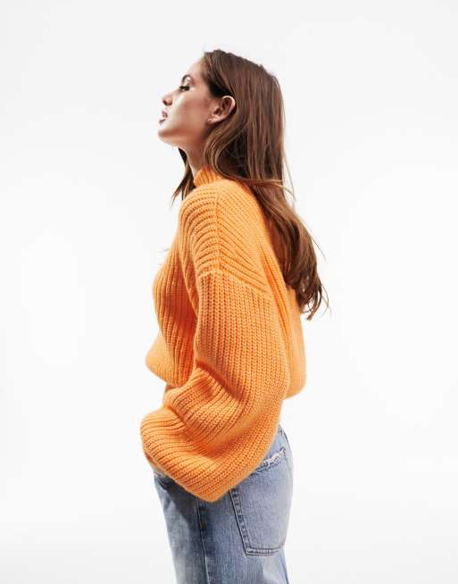 Topshop mock hotsell neck sweater