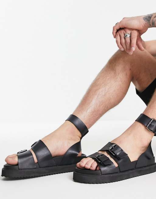 Chunky black sandals discount asos