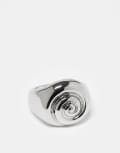[ASOS DESIGN] ASOS DESIGN chunky shell ring in silver tone XS Silver