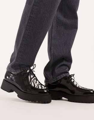 Asos Design Chunky Shoes In Black