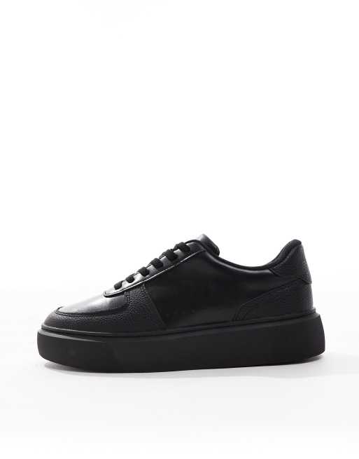 ASOS DESIGN chunky sneakers in black, 2 of 5