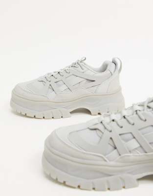 asos design denial chunky trainers