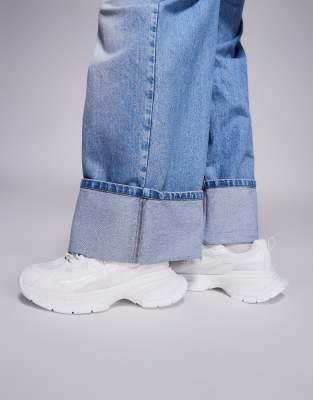 Asos Design Chunky Sneakers In White