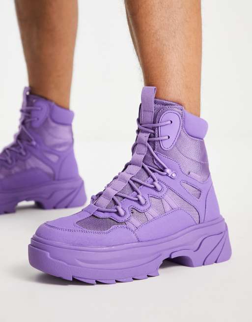 Asos store purple shoes