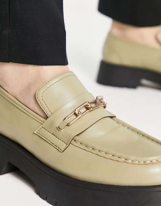 Chunky sole loafers store womens