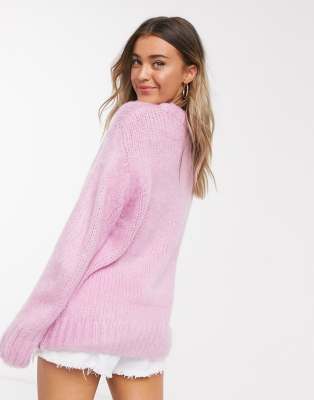 asos pink sweater