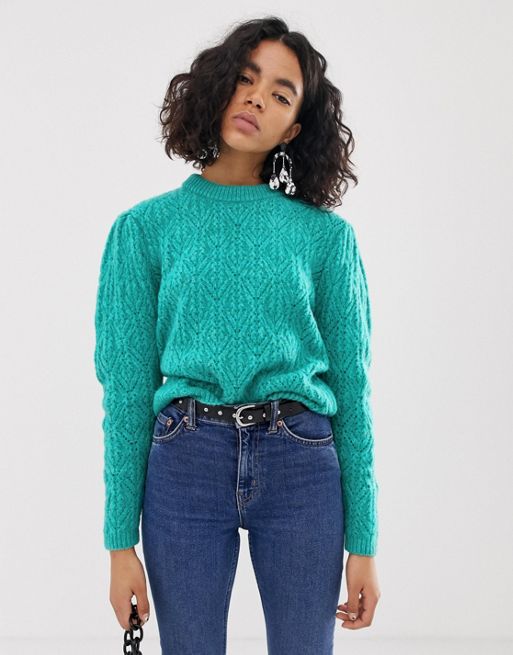 ASOS DESIGN chunky sweater with stitch detail | ASOS