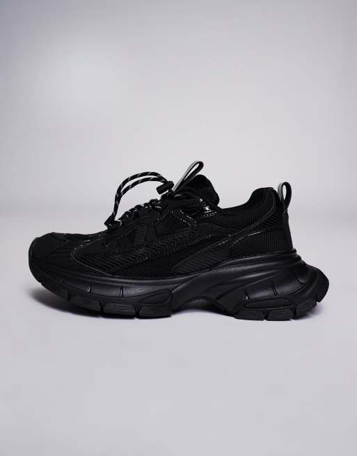 Asos black womens trainers online