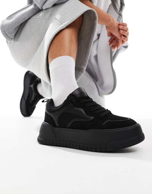 Black trainers asos on sale