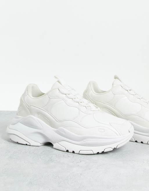 ASOS DESIGN chunky trainers in white | ASOS