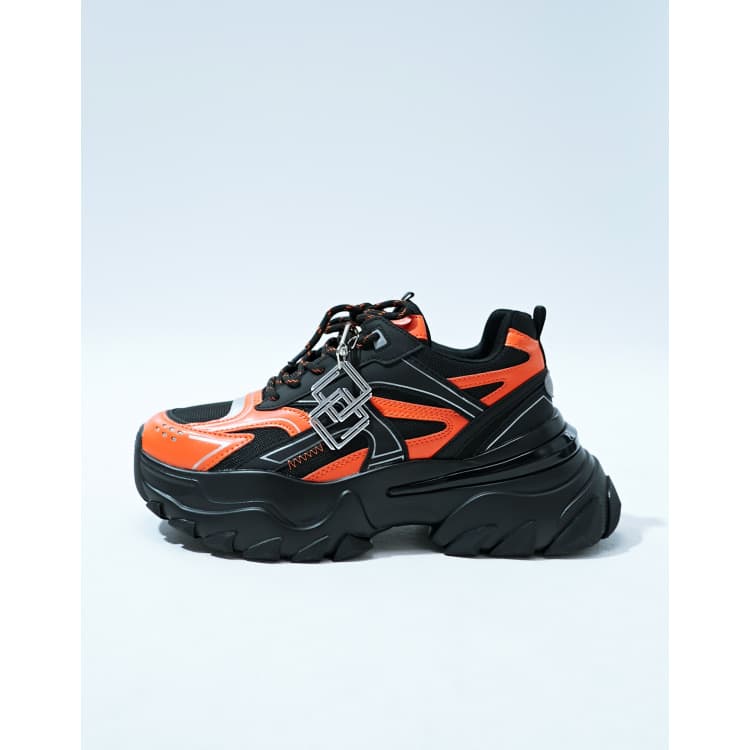 Asos black chunky trainers deals