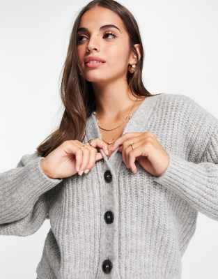 asos button up cardigan