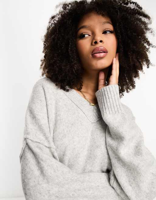 Asos grey jumper sale