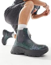 ASOS DESIGN rubber boots in green | ASOS