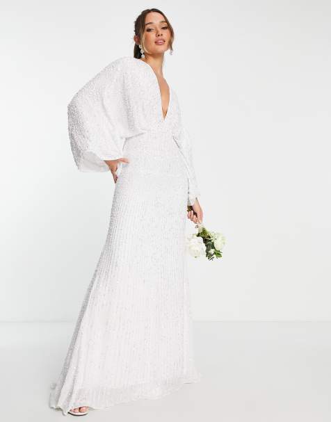 Boho wedding dress on sale asos