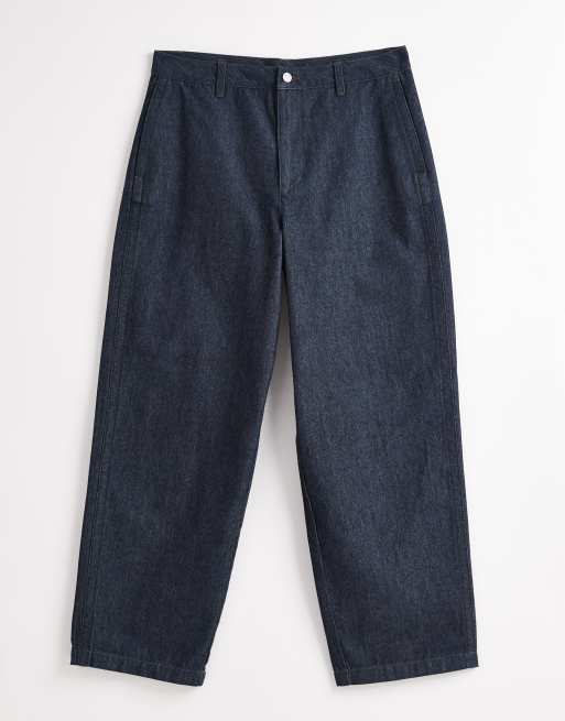 ASOS DESIGN – Ciemnogranatowe luźne jeansy, 6 z 6