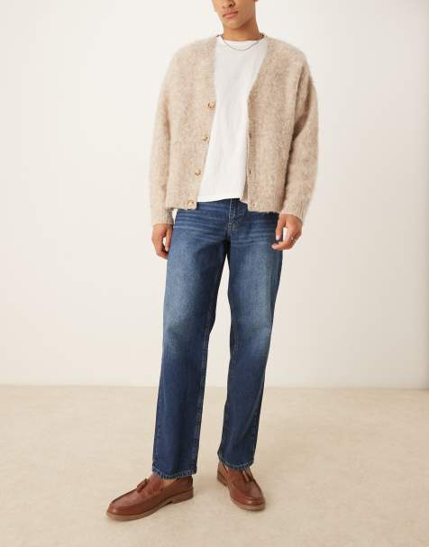 ASOS DESIGN – Ciemnoniebieskie jeansy vintage o prostym kroju - view 1