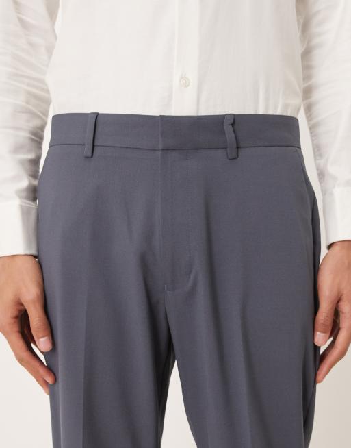 ASOS DESIGN – Ciemnoniebieskie obcisłe spodnie garniturowe, 5 z 5